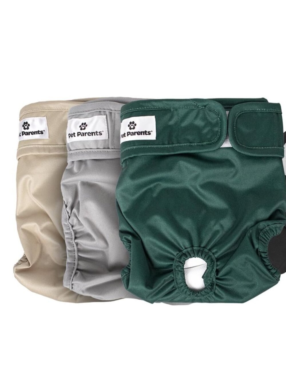 Pet Parents® Washable Dog Diapers (3pack) + Extendrs® of Durable Doggie Diapers